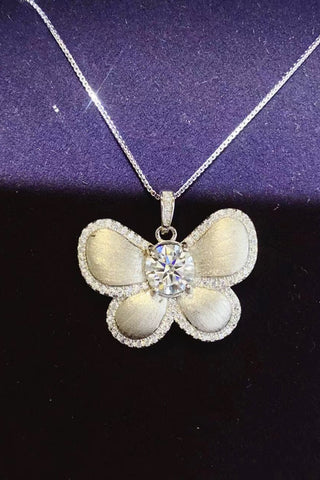 1 Carat Moissanite Butterfly Pendant Necklace 1 Carat Moissanite Butterfly Pendant Necklace