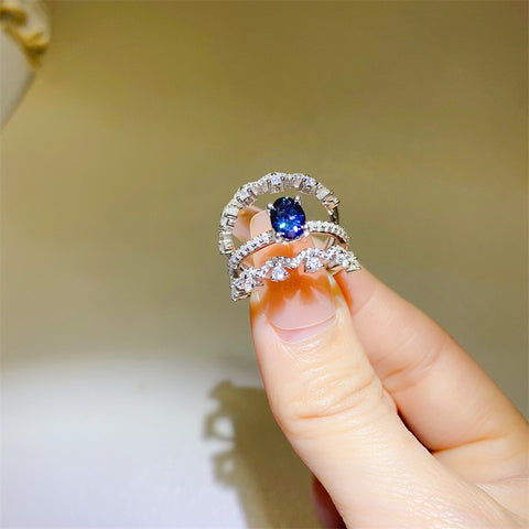 1 Carat Moissanite 925 Sterling Silver Ring 1 Carat Moissanite 925 Sterling Silver Ring
