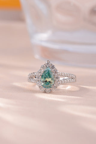 1 Carat Moissanite 925 Sterling Silver Ring 1 Carat Moissanite 925 Sterling Silver Ring