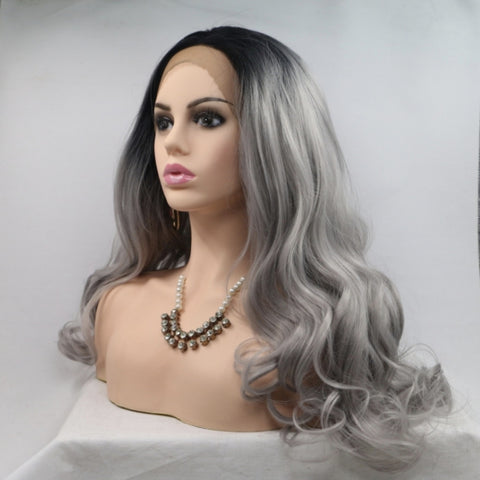 13*3" Lace Front Wigs Synthetic Long Wavy 24" 130% Density 13*3" Lace Front Wigs Synthetic Long Wavy 24" 130% Density