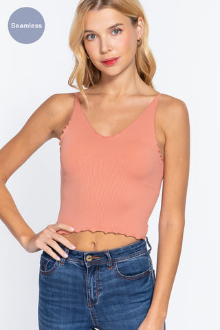 Lettuce Edge Seamless Cami Top Lettuce Edge Seamless Cami Top