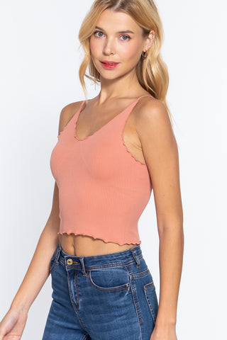 Lettuce Edge Seamless Cami Top Lettuce Edge Seamless Cami Top