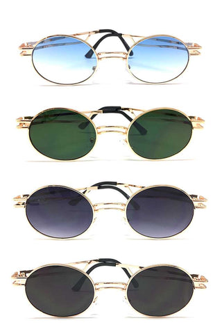 Fashion Stylish Rounded Metal Sunglasses Fashion Stylish Rounded Metal Sunglasses