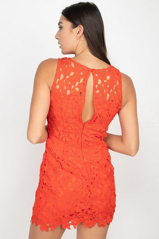 Floral Lace Bodycon Dress Floral Lace Bodycon Dress