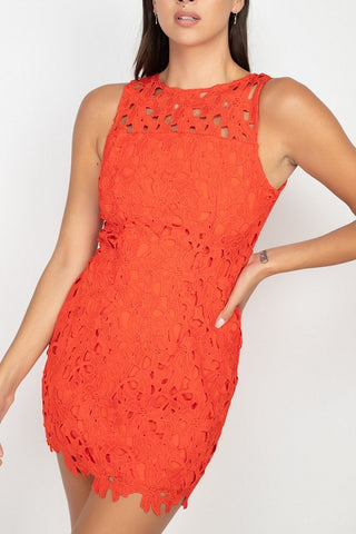Floral Lace Bodycon Dress Floral Lace Bodycon Dress