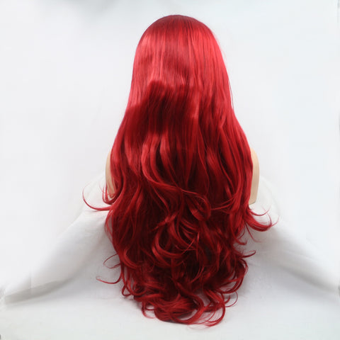 13*3" Lace Front Wigs Synthetic Long Wavy 24" 130% Density 13*3" Lace Front Wigs Synthetic Long Wavy 24" 130% Density