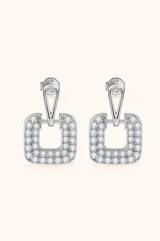 1.68 Carat Moissanite 925 Sterling Silver Drop Earrings 1.68 Carat Moissanite 925 Sterling Silver Drop Earrings