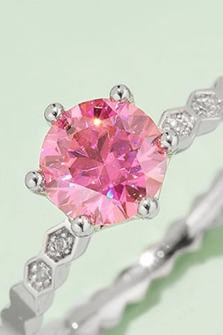 1 Carat Moissanite 6-Prong 925 Sterling Silver Ring 1 Carat Moissanite 6-Prong 925 Sterling Silver Ring