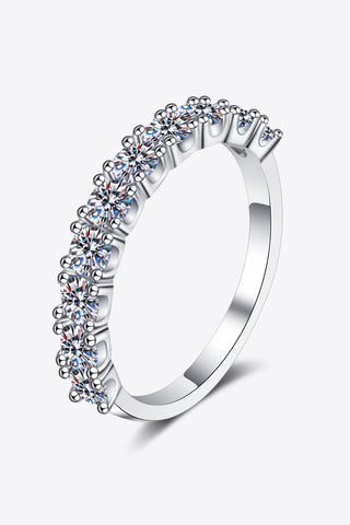 1 Carat Moissanite Half-Eternity Ring 1 Carat Moissanite Half-Eternity Ring