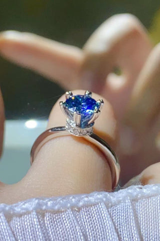1 Carat Moissanite 6-Prong Solitaire Ring 1 Carat Moissanite 6-Prong Solitaire Ring