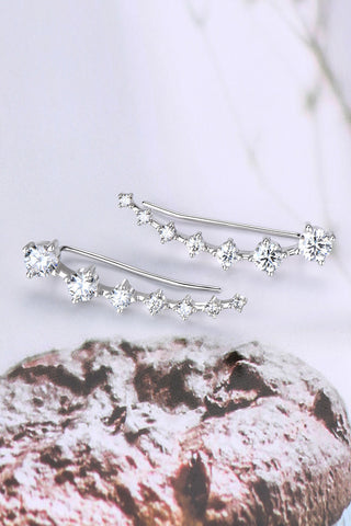 1.9 Carat Moissanite 925 Sterling Silver Earrings 1.9 Carat Moissanite 925 Sterling Silver Earrings