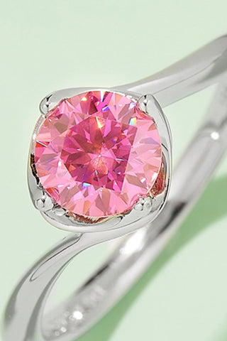1 Carat Moissanite 925 Sterling Silver Solitaire Ring 1 Carat Moissanite 925 Sterling Silver Solitaire Ring