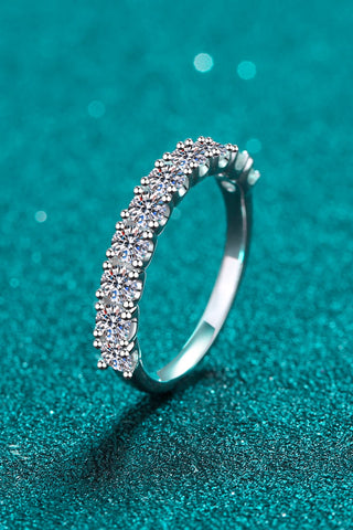 1 Carat Moissanite Half-Eternity Ring 1 Carat Moissanite Half-Eternity Ring