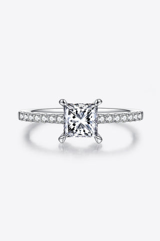 1.21 Carat Moissanite 925 Sterling Silver Side Stone Ring 1.21 Carat Moissanite 925 Sterling Silver Side Stone Ring