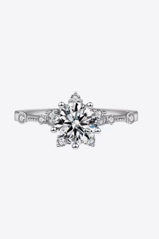1 Carat Moissanite 6-Prong Ring 1 Carat Moissanite 6-Prong Ring