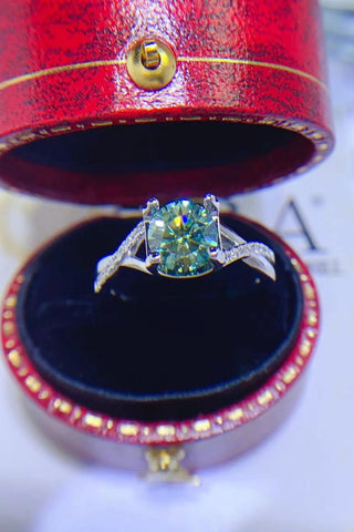 1 Carat Moissanite 925 Sterling Silver Ring 1 Carat Moissanite 925 Sterling Silver Ring
