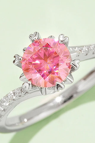 1 Carat Moissanite 925 Sterling Silver Ring 1 Carat Moissanite 925 Sterling Silver Ring