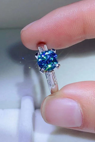 1 Carat Moissanite 4-Prong Ring 1 Carat Moissanite 4-Prong Ring