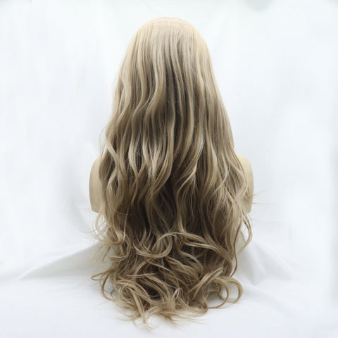 13*3" Lace Front Wigs Synthetic Long Wavy 24" 130% Density 13*3" Lace Front Wigs Synthetic Long Wavy 24" 130% Density