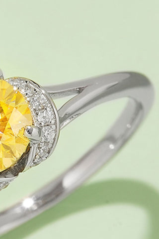 1 Carat Moissanite 4-Prong 925 Sterling Silver Ring 1 Carat Moissanite 4-Prong 925 Sterling Silver Ring