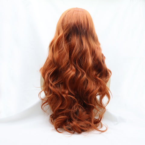 13*3" Lace Front Wigs Synthetic Long Wavy 24" 130% Density 13*3" Lace Front Wigs Synthetic Long Wavy 24" 130% Density