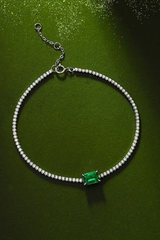 1 Carat Lab-Grown Emerald Bracelet 1 Carat Lab-Grown Emerald Bracelet