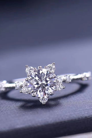 1 Carat Moissanite 6-Prong Ring 1 Carat Moissanite 6-Prong Ring