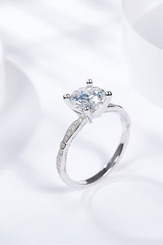 1.5 Carat Moissanite Side Stone Ring 1.5 Carat Moissanite Side Stone Ring