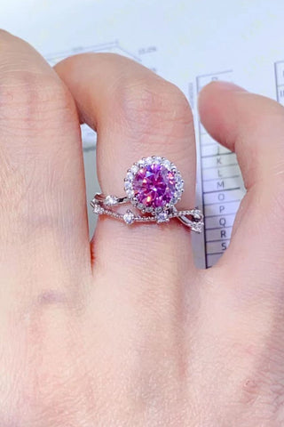 1 Carat Moissanite 925 Sterling Silver Ring 1 Carat Moissanite 925 Sterling Silver Ring