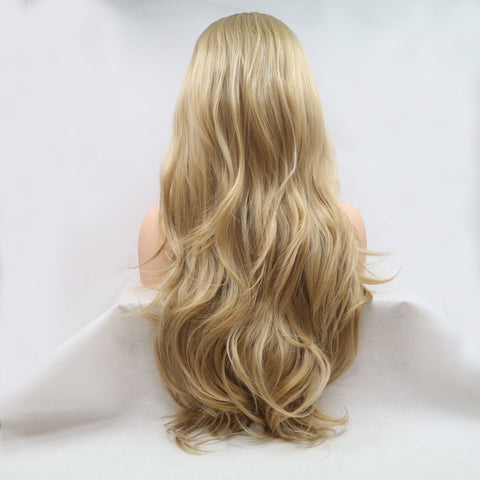 13*3" Lace Front Wigs Synthetic Long Wavy 24" 130% Density 13*3" Lace Front Wigs Synthetic Long Wavy 24" 130% Density