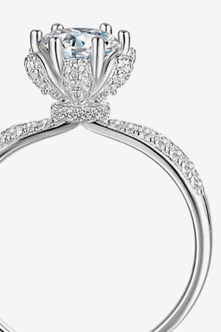 1 Carat Moissanite 6-Prong Ring 1 Carat Moissanite 6-Prong Ring