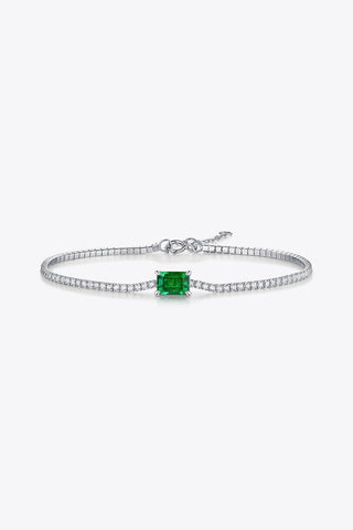 1 Carat Lab-Grown Emerald Bracelet 1 Carat Lab-Grown Emerald Bracelet
