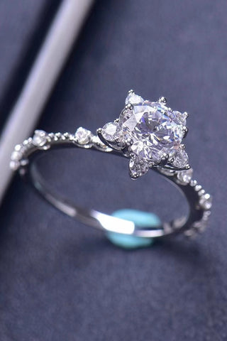 1 Carat Moissanite 6-Prong Ring 1 Carat Moissanite 6-Prong Ring