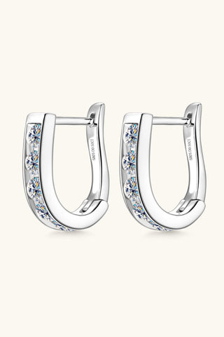 1 Carat Moissanite 925 Sterling Silver Earrings 1 Carat Moissanite 925 Sterling Silver Earrings