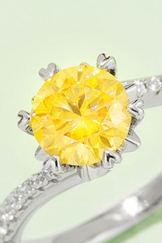 1 Carat Moissanite 925 Sterling Silver Ring 1 Carat Moissanite 925 Sterling Silver Ring
