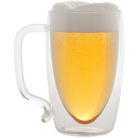 Starfrit 17-ounce Double-wall Glass Beer Mug Srft80061 Starfrit 17-ounce Double-wall Glass Beer Mug Srft80061
