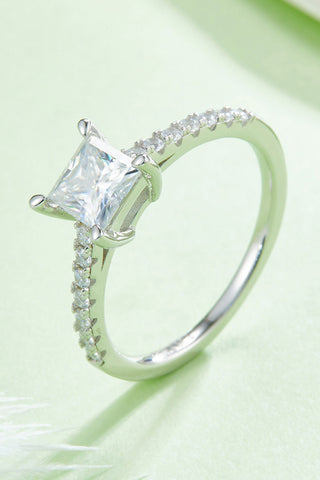 1.21 Carat Moissanite 925 Sterling Silver Side Stone Ring 1.21 Carat Moissanite 925 Sterling Silver Side Stone Ring