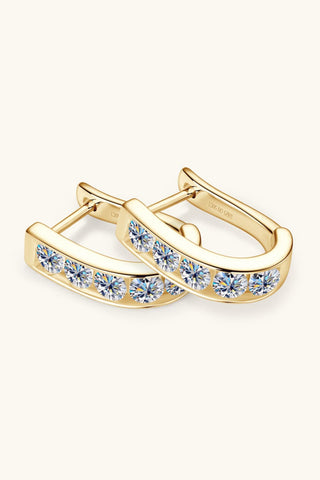 1 Carat Moissanite 925 Sterling Silver Earrings 1 Carat Moissanite 925 Sterling Silver Earrings