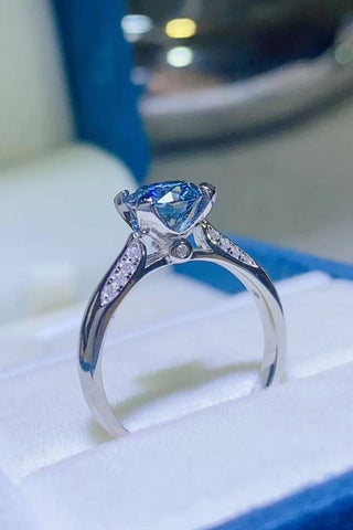 1 Carat Moissanite 4-Prong Ring 1 Carat Moissanite 4-Prong Ring