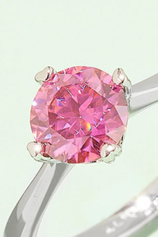 1 Carat Moissanite 925 Sterling Silver Solitaire Ring 1 Carat Moissanite 925 Sterling Silver Solitaire Ring
