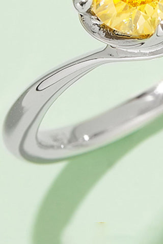 1 Carat Moissanite 925 Sterling Silver Solitaire Ring 1 Carat Moissanite 925 Sterling Silver Solitaire Ring