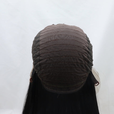 13*3" Lace Front Wigs Synthetic Long Straight 24" 130% Density 13*3" Lace Front Wigs Synthetic Long Straight 24" 130% Density