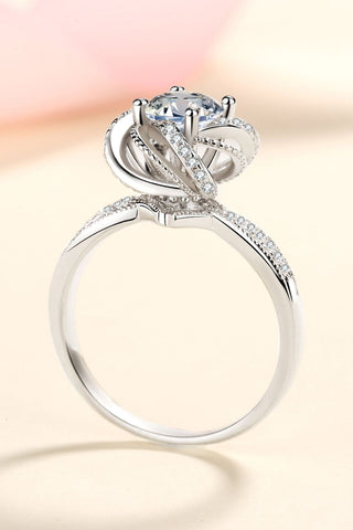 1 Carat Moissanite 925 Sterling Silver Ring 1 Carat Moissanite 925 Sterling Silver Ring