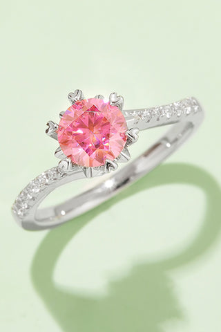1 Carat Moissanite 925 Sterling Silver Ring 1 Carat Moissanite 925 Sterling Silver Ring