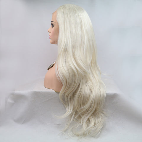 13*3" Lace Front Wigs Synthetic Long Wavy 24" 130% Density 13*3" Lace Front Wigs Synthetic Long Wavy 24" 130% Density