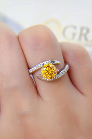 1 Carat Moissanite 925 Sterling Silver Ring 1 Carat Moissanite 925 Sterling Silver Ring