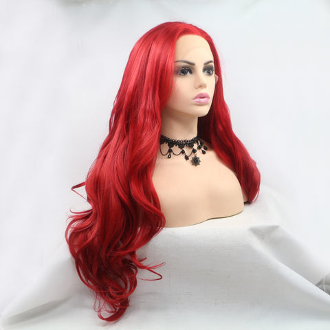 13*3" Lace Front Wigs Synthetic Long Wavy 24" 130% Density 13*3" Lace Front Wigs Synthetic Long Wavy 24" 130% Density