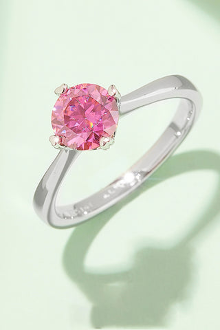 1 Carat Moissanite 925 Sterling Silver Solitaire Ring 1 Carat Moissanite 925 Sterling Silver Solitaire Ring