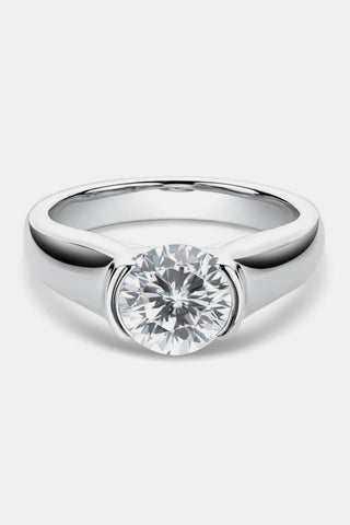 1.5 Carat Moissanite 925 Sterling Silver Ring 1.5 Carat Moissanite 925 Sterling Silver Ring