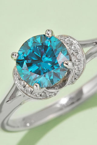 1 Carat Moissanite 4-Prong 925 Sterling Silver Ring 1 Carat Moissanite 4-Prong 925 Sterling Silver Ring